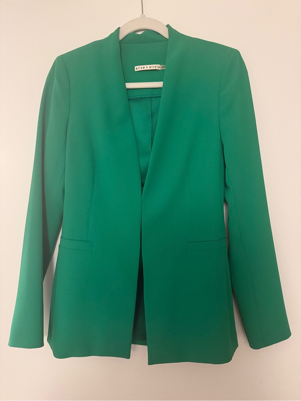 alice + olivia Green Blazer